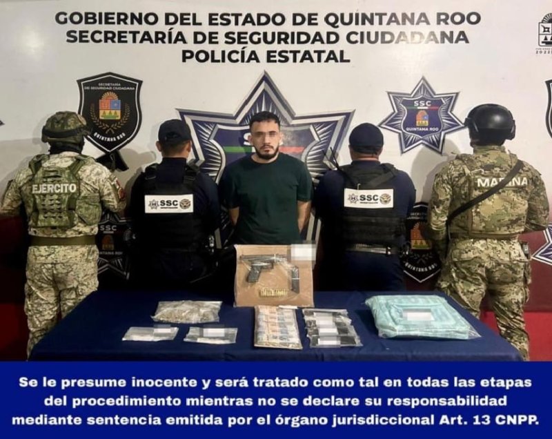 Caen integrantes de célula criminal en operativos de alto impacto en Quintana Roo