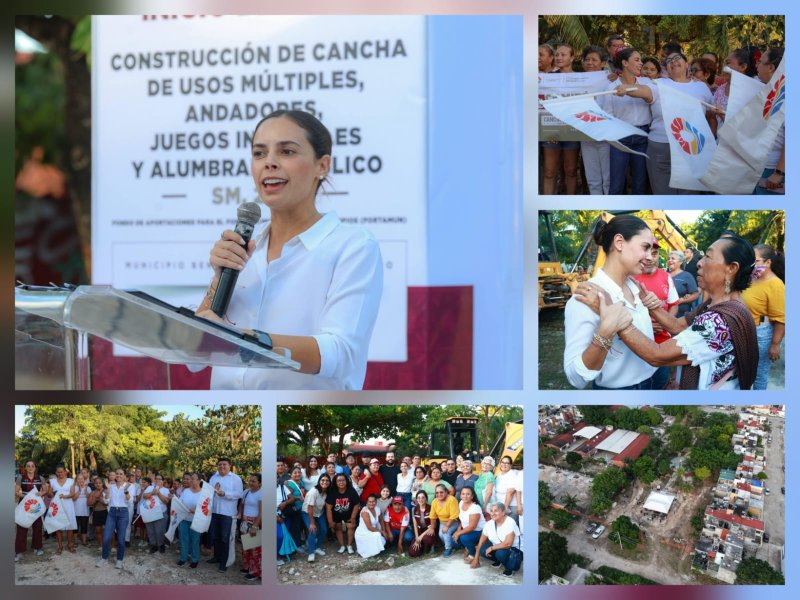 #CANCUN Presupuesto Participativo impulsa nueva obra comunitaria en la SM 200: Ana Paty Peralta
