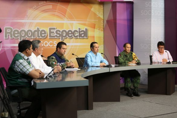 Carlos Joaquín preside la sesión del Comité Estatal de Protección Civil para dar seguimiento a la tormenta tropical Gamma