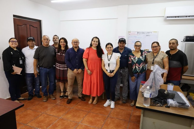 Consejera Presidenta del IEQROO realiza recorrido institucional para fortalecer vínculos con el personal