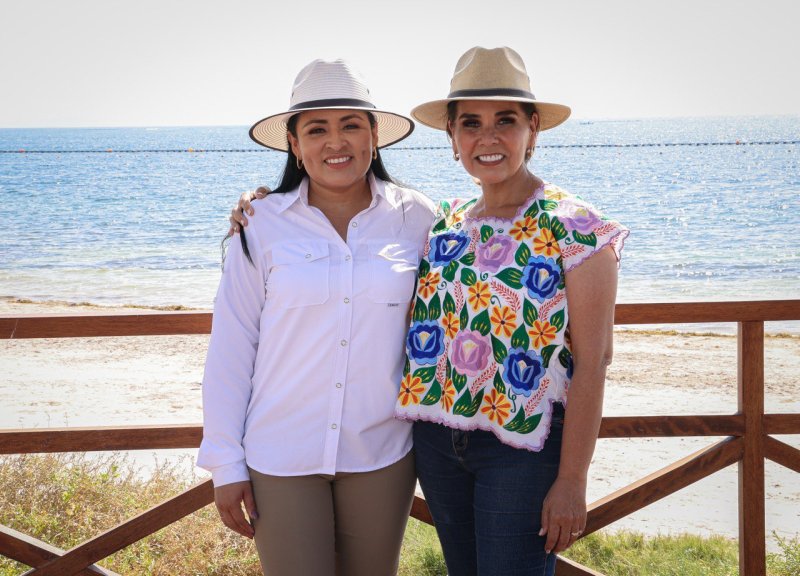 CUMPLE BLANCA MERARI CON LA REHABILITACIÓN DE ACCESOS A LA PLAYA DE PUERTO MORELOS