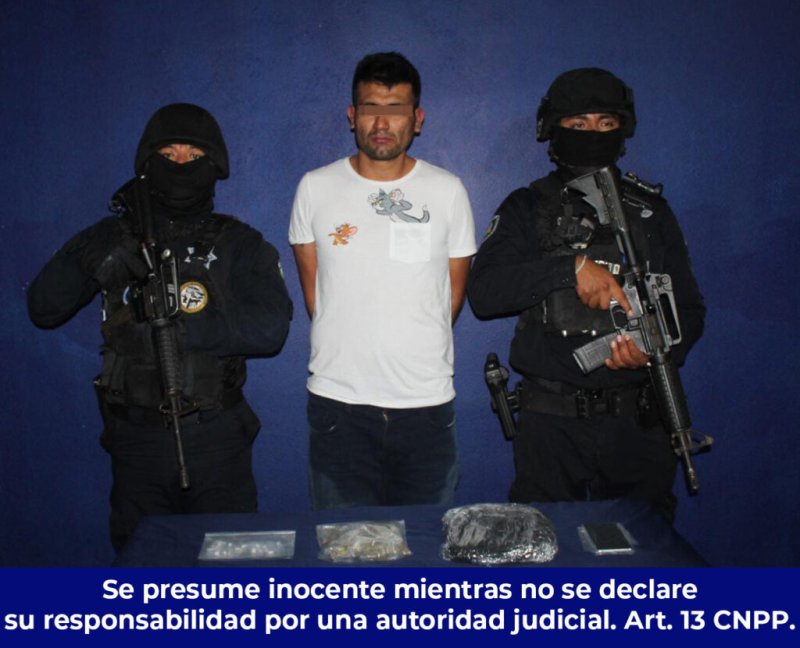 Detienen a José Eduardo “N”, presunto ratero con violencia perpetrados en contra de cuenta habientes