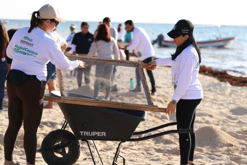 ENCABEZA BLANCA MERARI JORNADA DE LIMPIEZA DE PLAYAS POR EL DÍA INTERNACIONAL DE LA MADRE TIERRA