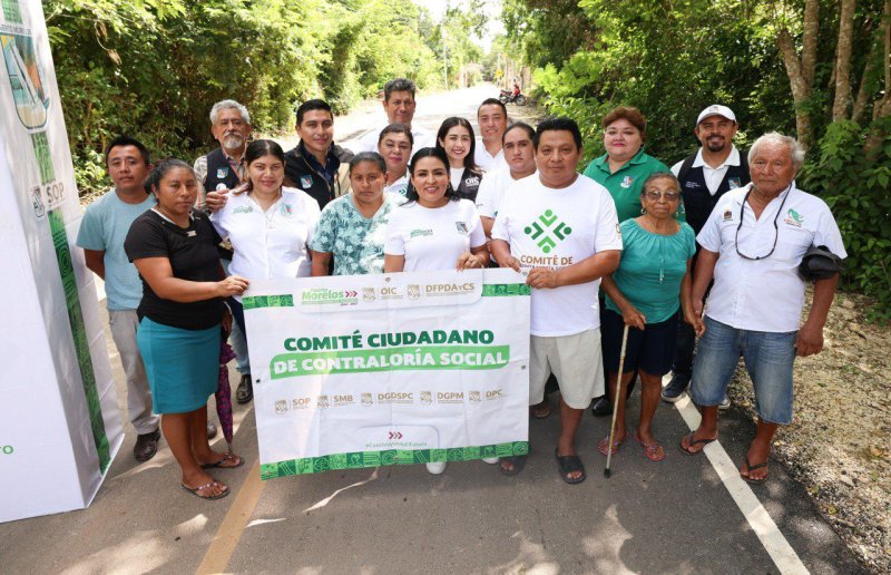 ENTREGA BLANCA MERARI LA PAVIMENTACIÓN DE LA CALLE ANTONIO BETANCOURT EN LEONA VICARIO