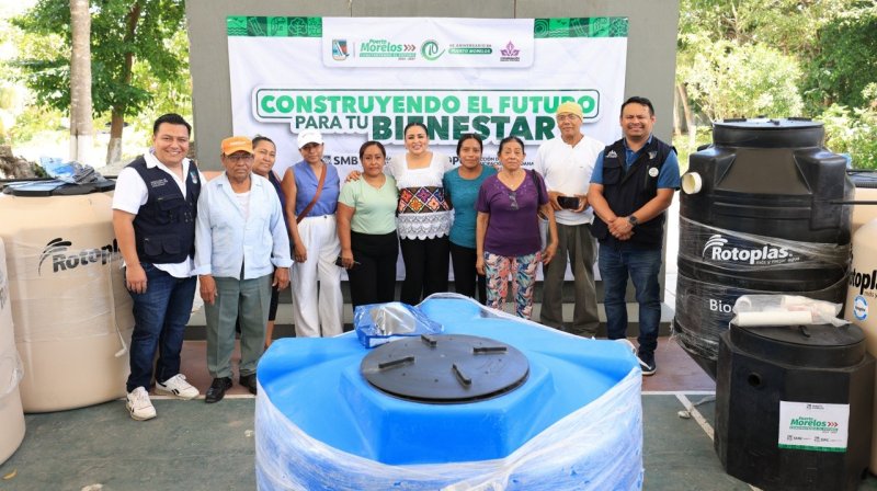 ENTREGA BLANCA MERARI TINACOS Y EQUIPOS EN APOYO A LA ECONOMÍA FAMILIAR