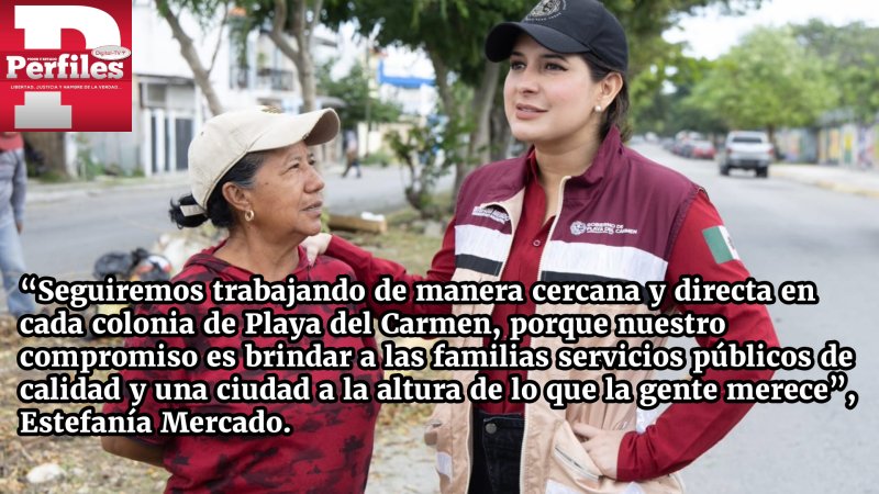 Estefanía Mercado supervisa mega brigada de Servicios Públicos en La Guadalupana