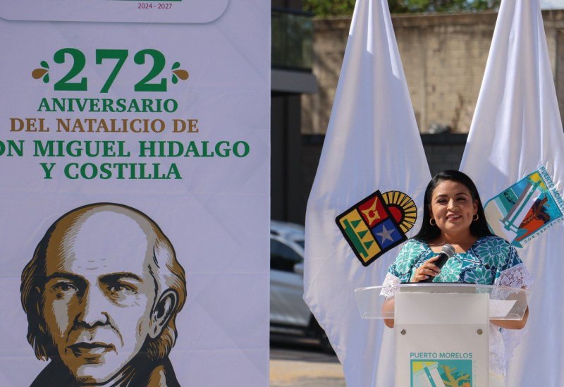 EXALTA BLANCA MERARI LA FIGURA DE MIGUEL HIDALGO EN EL 272 ANIVERSARIO DE SU NATALICIO