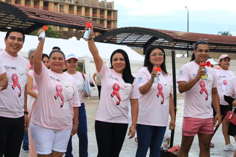EXITOSA CARRERA FAMILIAR ROSA 2025 – TODOS CONTRA EL CÁNCER EN PUERTO MORELOS