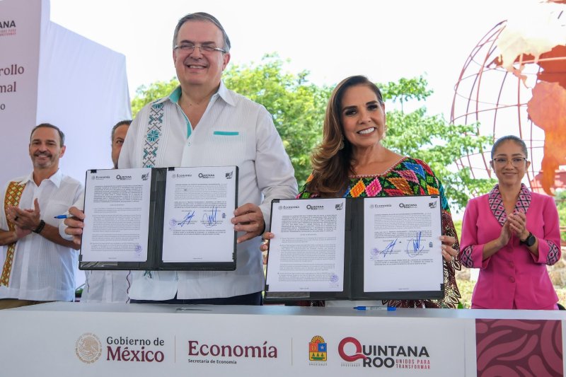 Firman Mara Lezama y Marcelo Ebrard, primer Polo de Desarrollo Económico para el Bienestar en Chetumal