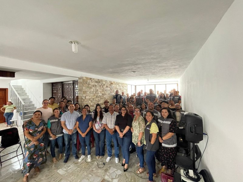 Funcionariados de los consejos municipales reciben curso de cómputo de personas juzgadoras.