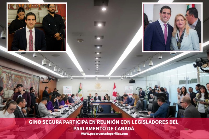 Gino Segura participa en reunión con legisladores del Parlamento de Canadá