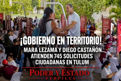 ¡Gobierno en territorio! Mara Lezama y Diego Castañón atienden 745 solicitudes ciudadanas en Tulum