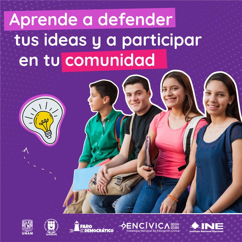 IEQROO – Aprende a defender tus ideas y a participar en tu comunidad.