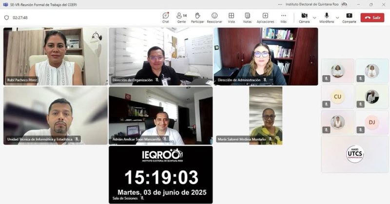 IEQROO – Avanza el conteo de votos en elección del Poder Judicial en Quintana Roo