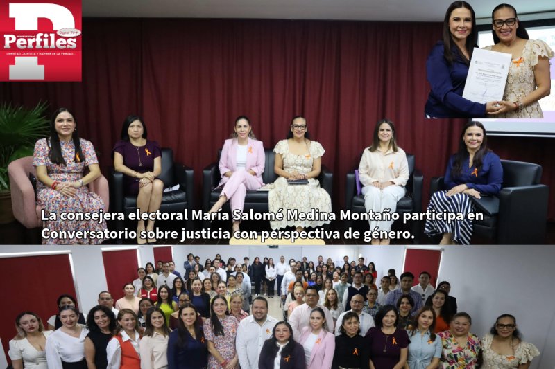 IEQROO – La consejera electoral María Salomé Medina Montaño participa en Conversatorio sobre justicia con perspectiva de género.