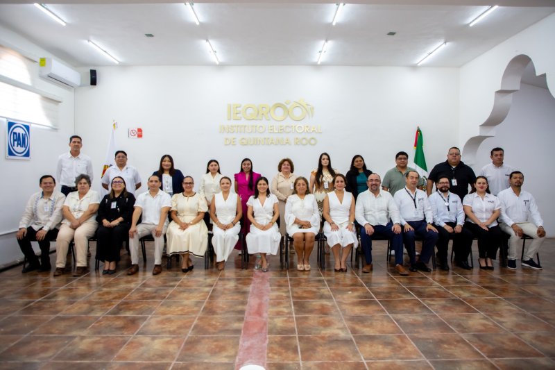IEQROO valida y asigna cargos de las elecciones del PEEPJ2025.