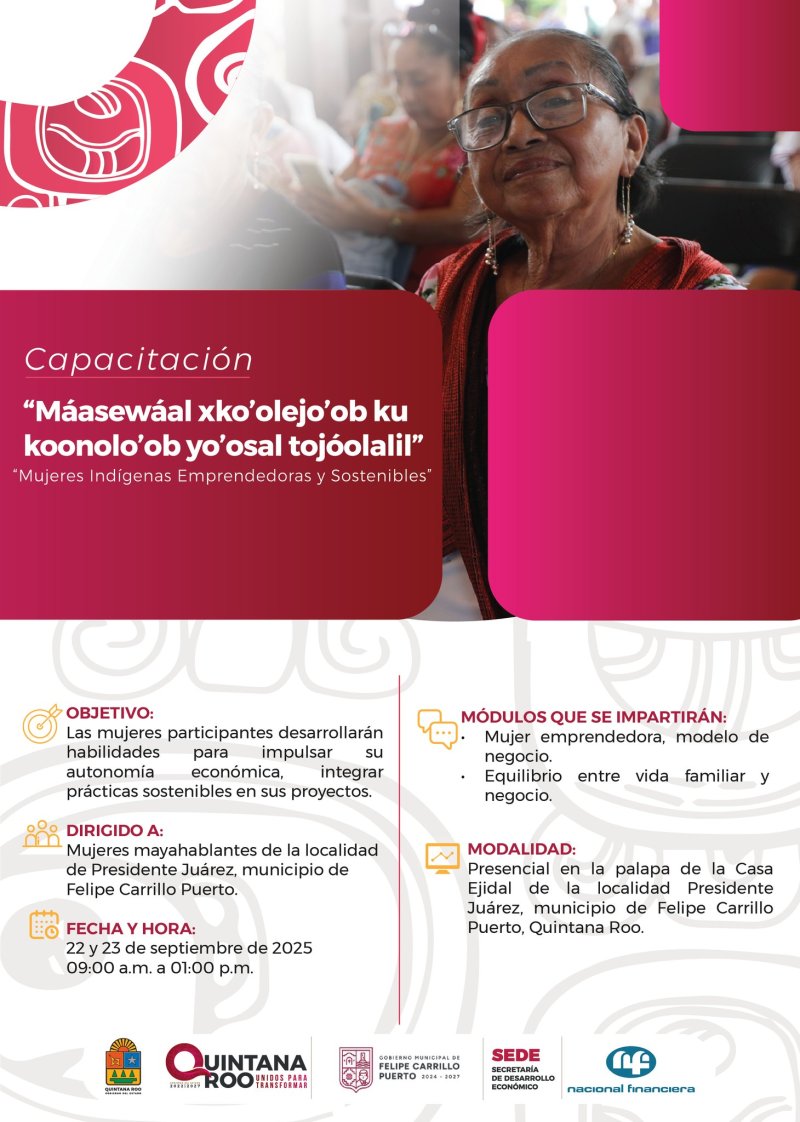 SEDE – Impulsan autonomía económica de mujeres mayahablantes en Presidente Juárez