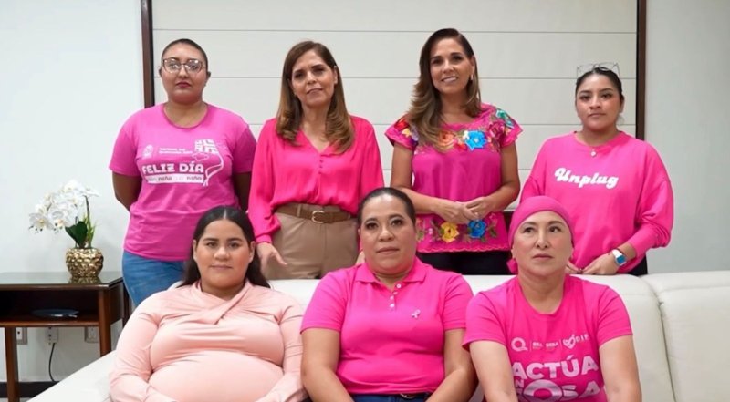 Impulsan Mara Lezama y Verónica Lezama la campaña “Actúa en Rosa” para fomentar la detección temprana y el autocuidado