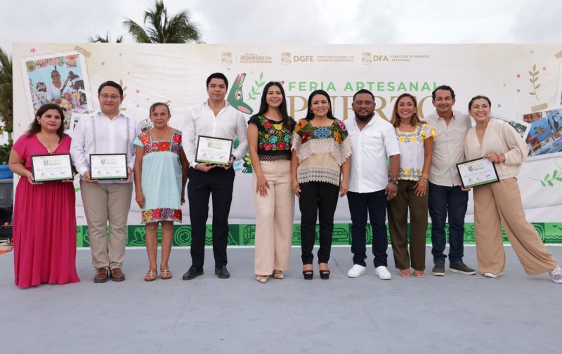 INAUGURA BLANCA MERARI LA FERIA ARTESANAL “PUERTO MÁGICO”