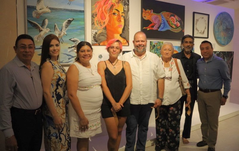 INAUGURAN EXPOSICIÓN “ENTRE SELVAS, , CORALES Y PINCELES”, GRAN MUESTRA DE ARTISTAS PLÁSTICOS