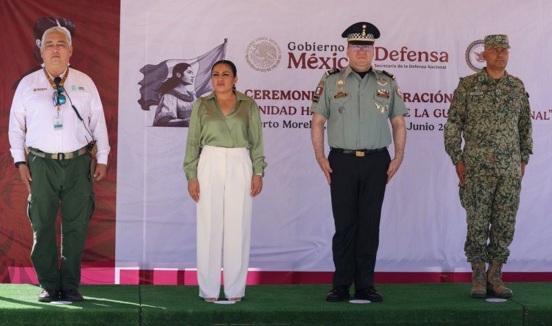 INAUGURAN UNIDAD HABITACIONAL DE LA GUARDIA NACIONAL EN PUERTO MORELOS