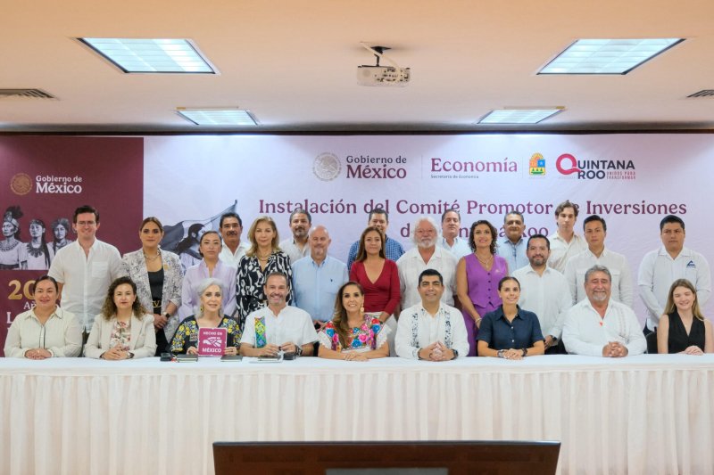 Instala Mara Lezama el Comité Promotor de Inversiones para impulsar la economía y el desarrollo en Quintana Roo