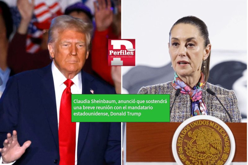 #Internacional Sheinbaum prevé breve encuentro con Trump durante actividades del sorteo del Mundial 2026