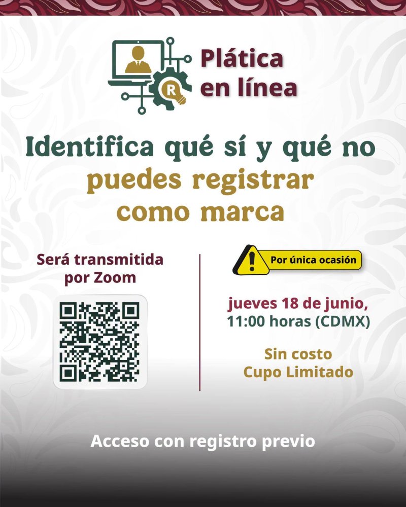 Invitan a emprendedores y empresarios de Quintana Roo a conocer los criterios para registrar una marca