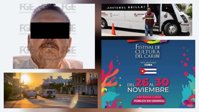 #GRILLOS&GRILLOS ¿Isidro Santamaría: culpable, inocente o víctima del guion de Netflix?…/ Manifestaciones nacionales: paro sí, caos no (¡milagro!)… / El transporte público en Quintana Roo: ¿alza o no alza?…/ Cuba viene a poner sabor en el Festival de Cultura…