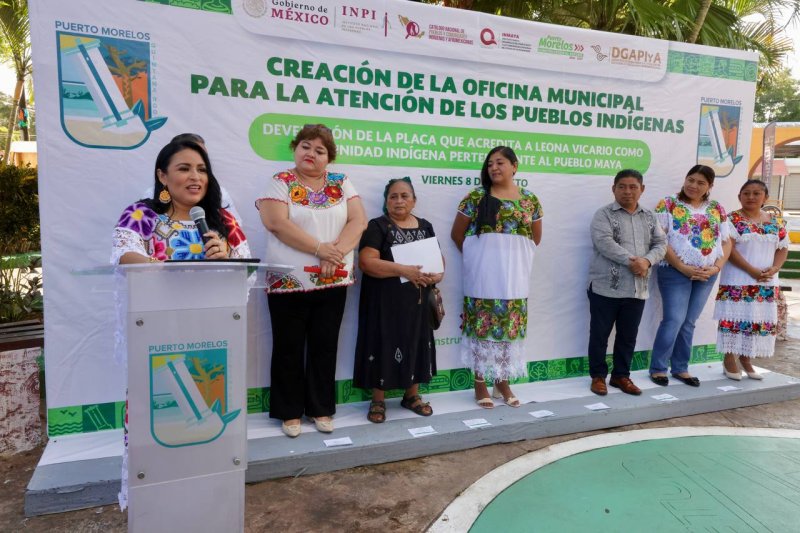 LA CREACIÓN DE LA OFICINA DE ASUNTOS INDÍGENAS Y AFROMEXICANOS, OTRO COMPROMISO CUMPLIDO POR BLANCA MERARI