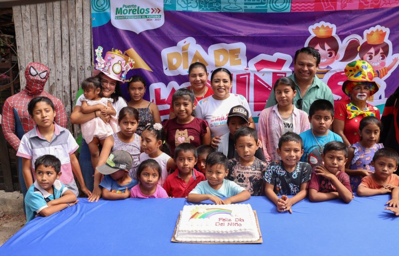 LLEVA BLANCA MERARI ALEGRÍA A NIÑAS Y NIÑOS DE COMUNIDADES RURALES