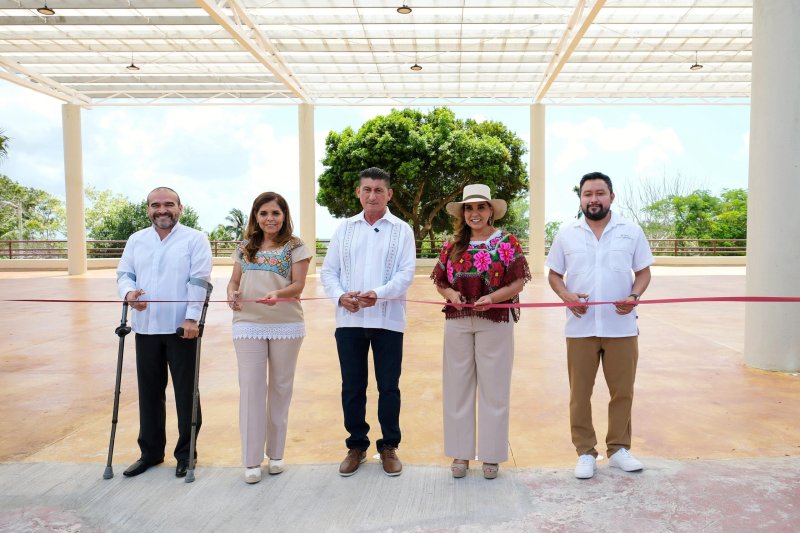 Mara Lezama inaugura nueva plaza artesanal en Bacalar para el bienestar de la comunidad
