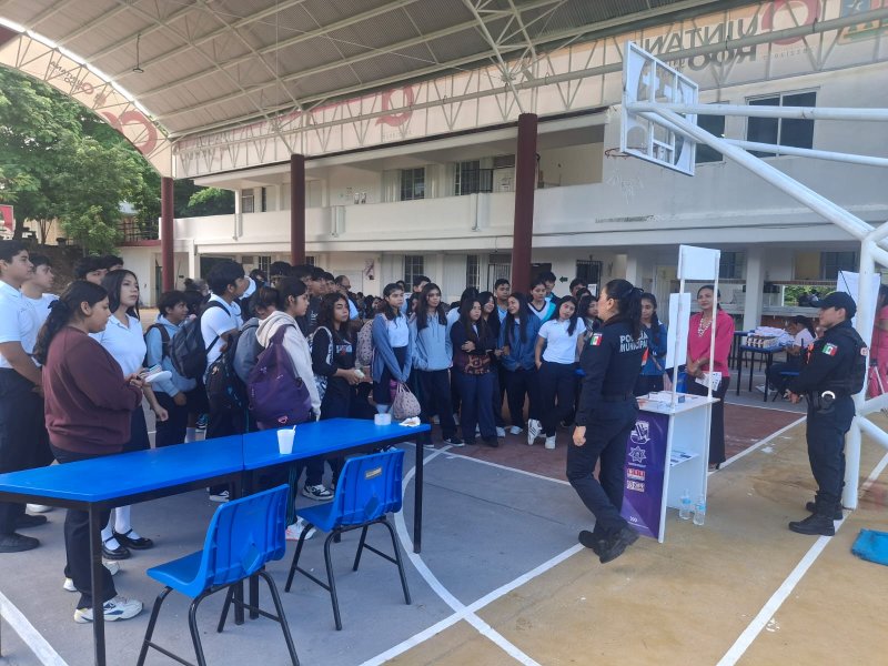 PARTICIPA GEAVIG PUERTO MORELOS EN LA “FERIA DE LA SALUD” EN EL COLEGIO DE BACHILLERES