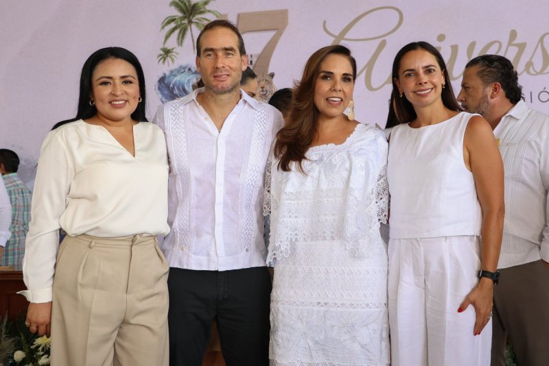 PRESENTE BLANCA MERARI EN EL XVII ANIVERSARIO DE TULUM