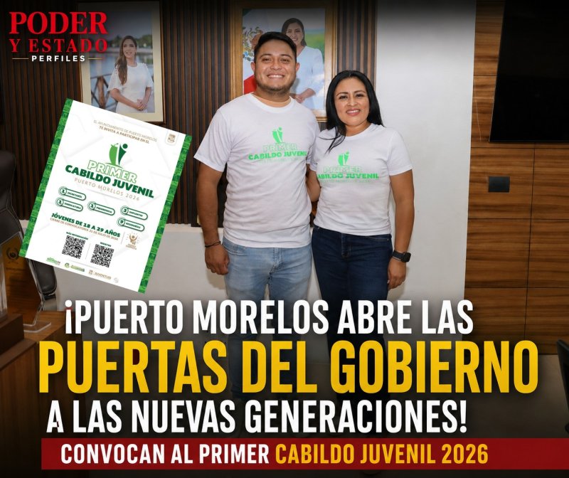 ¡Puerto Morelos abre las puertas del gobierno a las nuevas generaciones! Convocan al Primer Cabildo Juvenil 2026