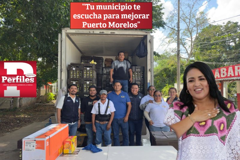 Puerto Morelos impulsa apoyo alimentario para familias de Leona Vicario