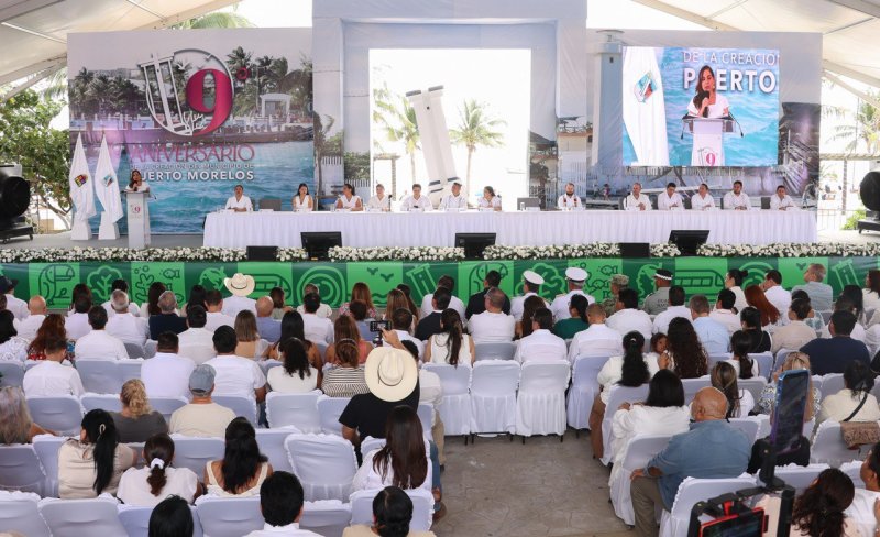 PUERTO MORELOS, LISTO PARA CELEBRAR EL 10º ANIVERSARIO DE LA CREACIÓN DEL MUNICIPIO: BLANCA MERARI
