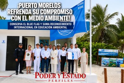 ¡Puerto Morelos refrenda su compromiso con el medio ambiente! Conserva el Blue Flag y suma reconocimiento internacional en educación ambiental