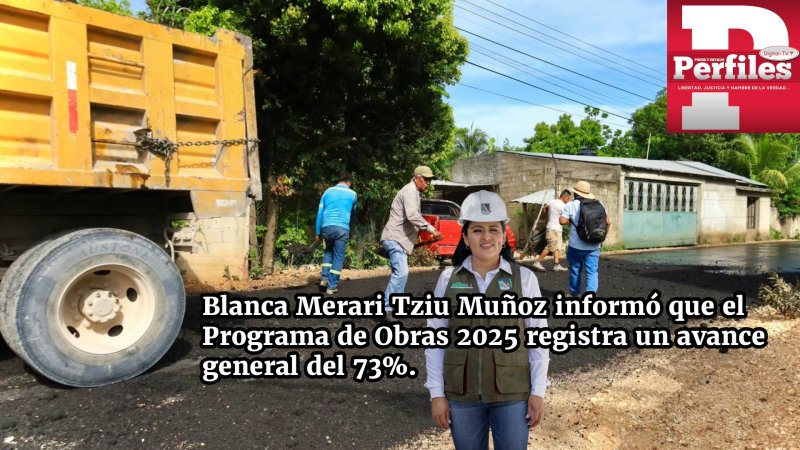 Puerto Morelos reporta 73% de avance en su Programa de Obras 2025
