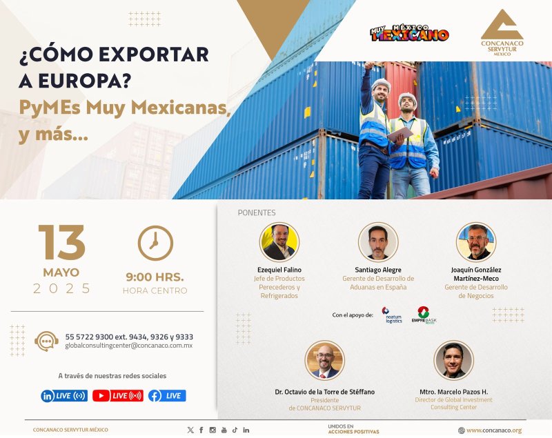 SEDE – Quintana Roo impulsa la internacionalización de PyMEs con seminario sobre exportación a Europa