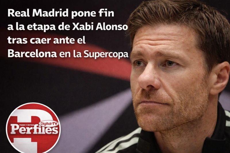 Real Madrid pone fin a la etapa de Xabi Alonso tras caer ante el Barcelona en la Supercopa