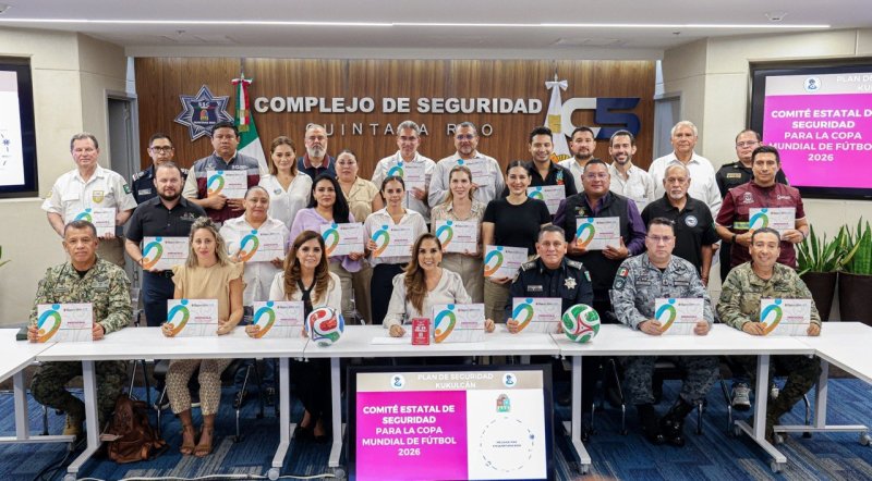 REFRENDA BLANCA MERARI COMPROMISO DE PUERTO MORELOS CON LA SEGURIDAD Y LA PROTECCIÓN DE LA NIÑEZ RUMBO AL MUNDIAL 2026