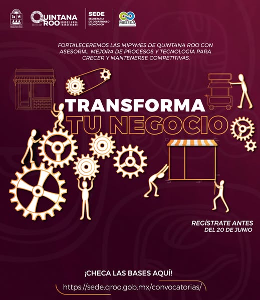 SEDE – Abren convocatoria en Quintana Roo para fortalecer MiPyMEs con apoyo tecnológico y capacitación