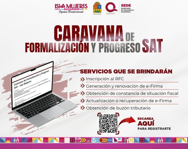SEDE – Anuncian Jornada de Servicios del SAT en Quintana Roo para facilitar trámites fiscales