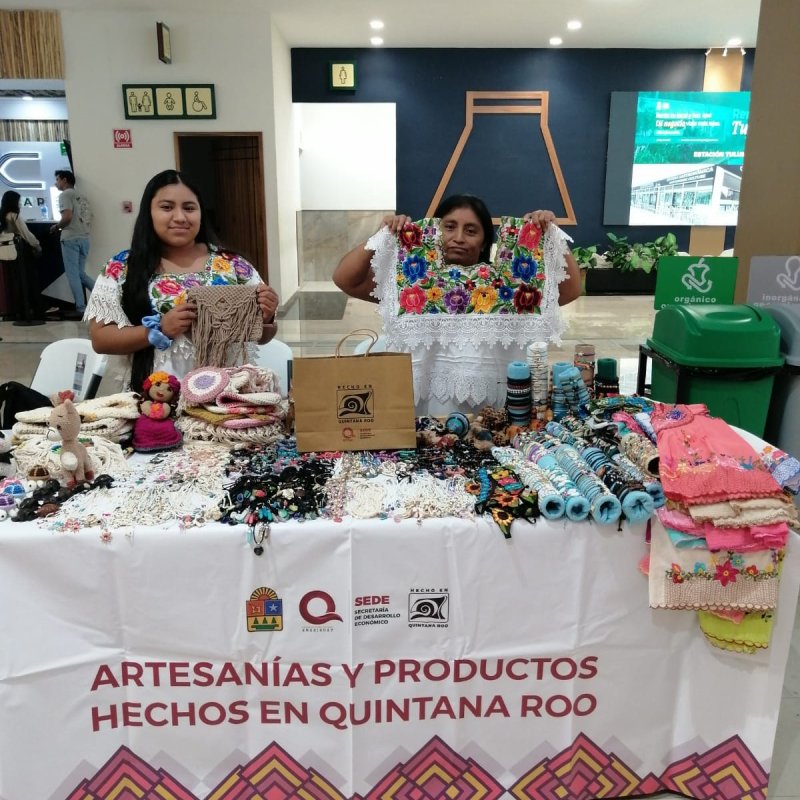 SEDE – Artesanas y artesanos de Quintana Roo impulsan su talento en el Aeropuerto Internacional de Tulum