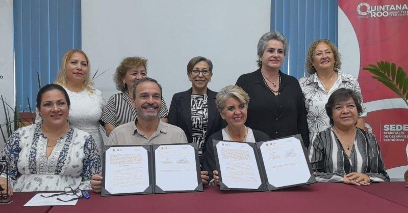 SEDE – Firman convenio para fortalecer el liderazgo y crecimiento de mujeres empresarias en Quintana Roo