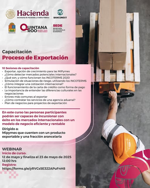 SEDE – Impulsan la internacionalización de MiPymes con curso en línea sobre exportación