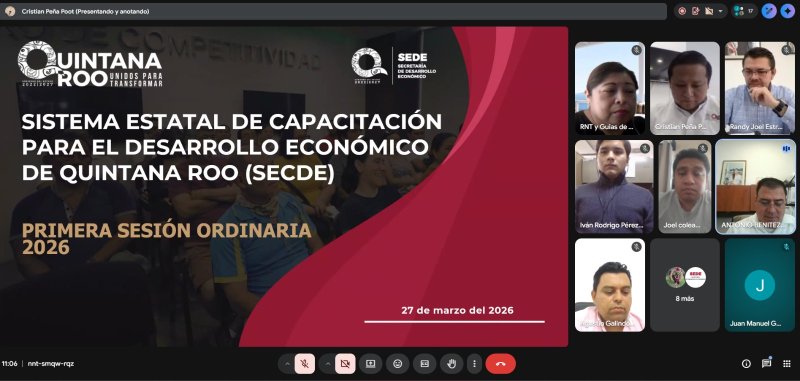 SEDE – Instalan sesión del SECDE 2026 para fortalecer la capacitación y competitividad en Quintana Roo
