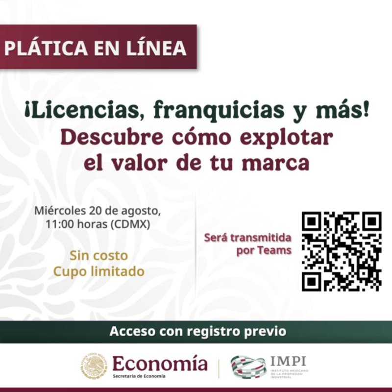 SEDE – Invitan a emprendedores de Quintana Roo a charla virtual sobre cómo aprovechar el valor comercial de sus marcas