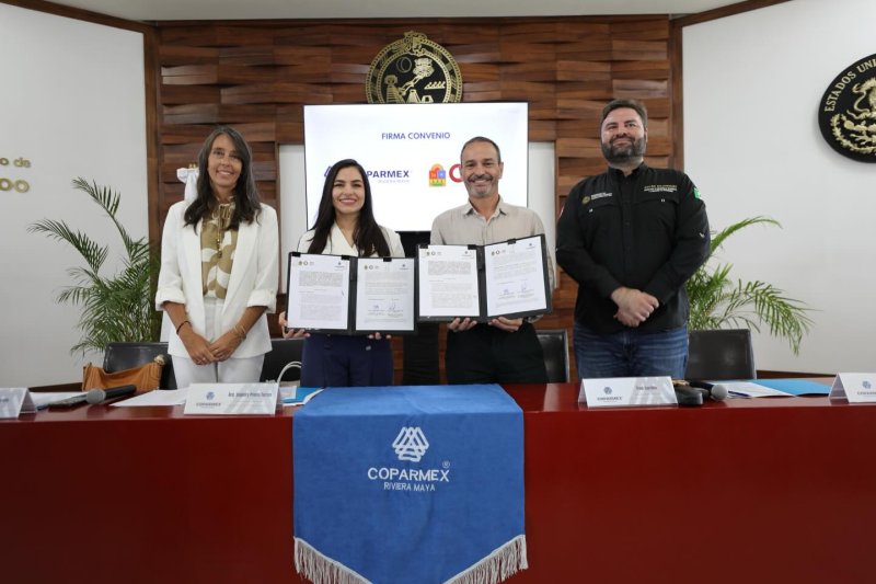 SEDE – Lanzan programa Mi Pyme Coparmex y formalizan convenio para fortalecer a las MiPyMEs en Quintana Roo